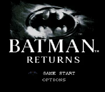 Batman Returns (USA) screen shot title